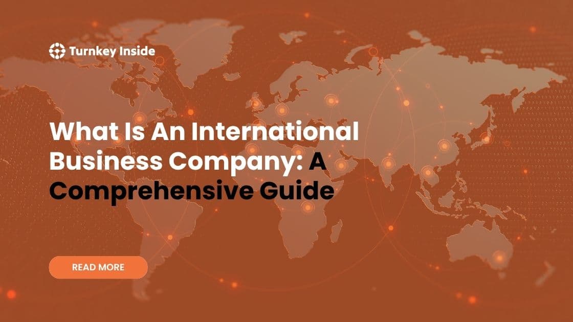 what is an international business company
